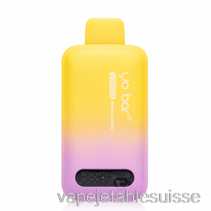 Vape Suisse Yo Bar Vd8500 Bonbons Arc-en-ciel Jetables